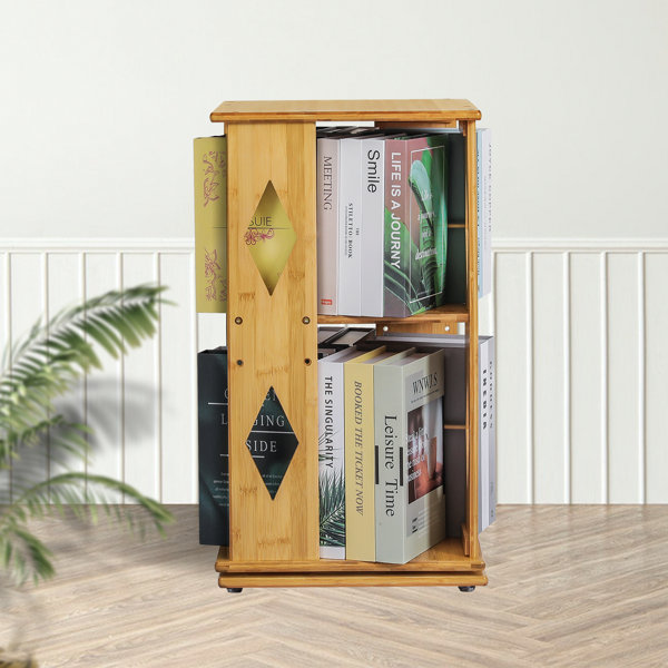 Ebern Designs Swivel Bookcase Wayfair